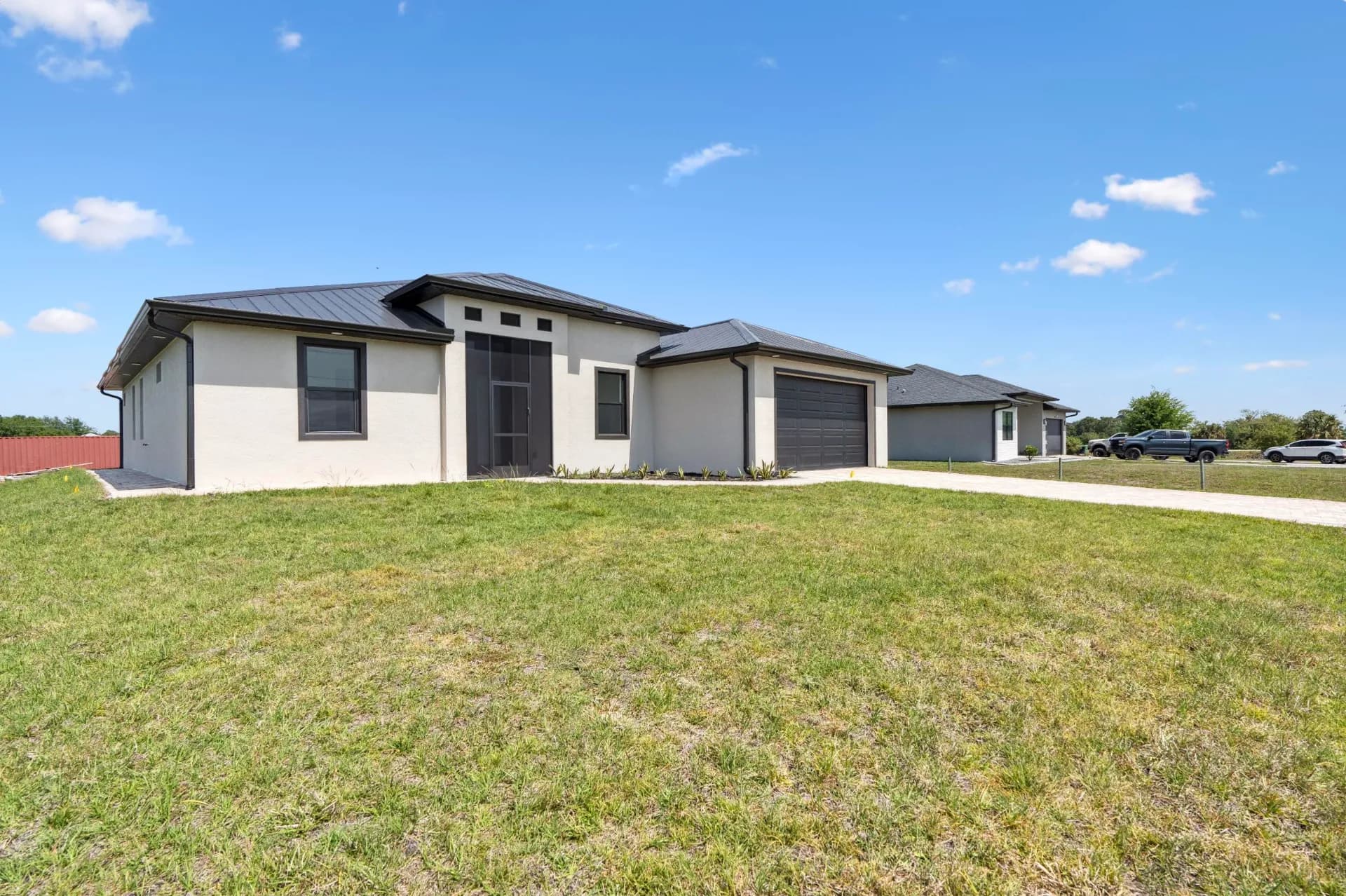 Vreeland roofing service, type metal color Gray.