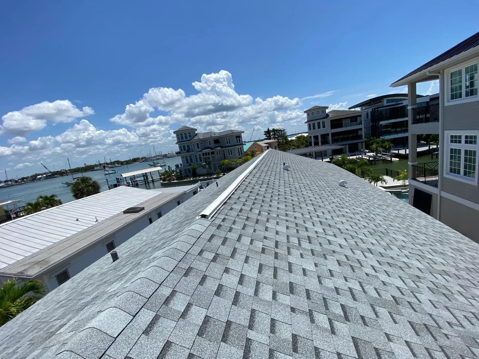 Vreeland roofing service, type shingle color Dual Grey.