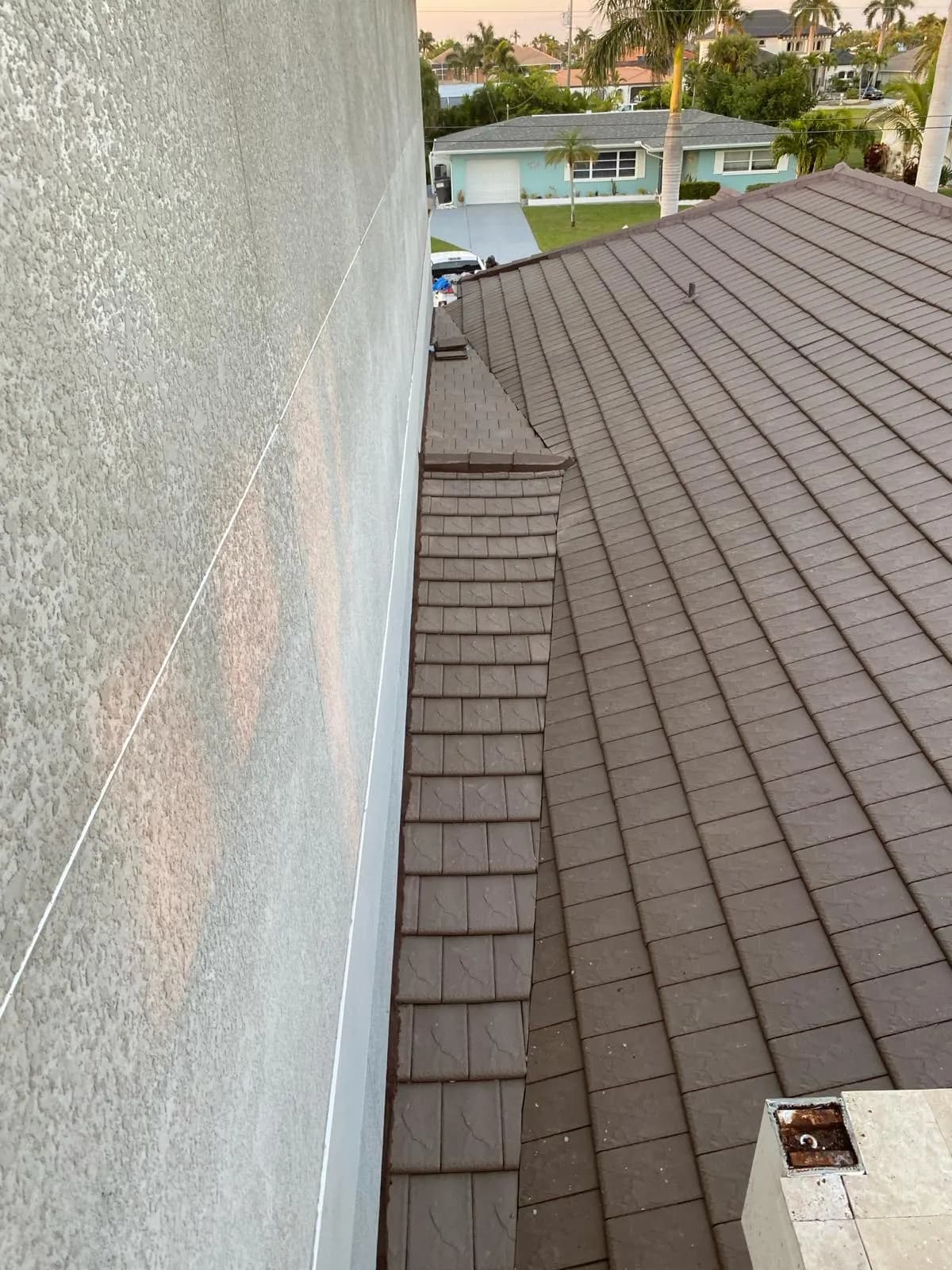 Vreeland roofing service, type tile color Verea Flat Brown.