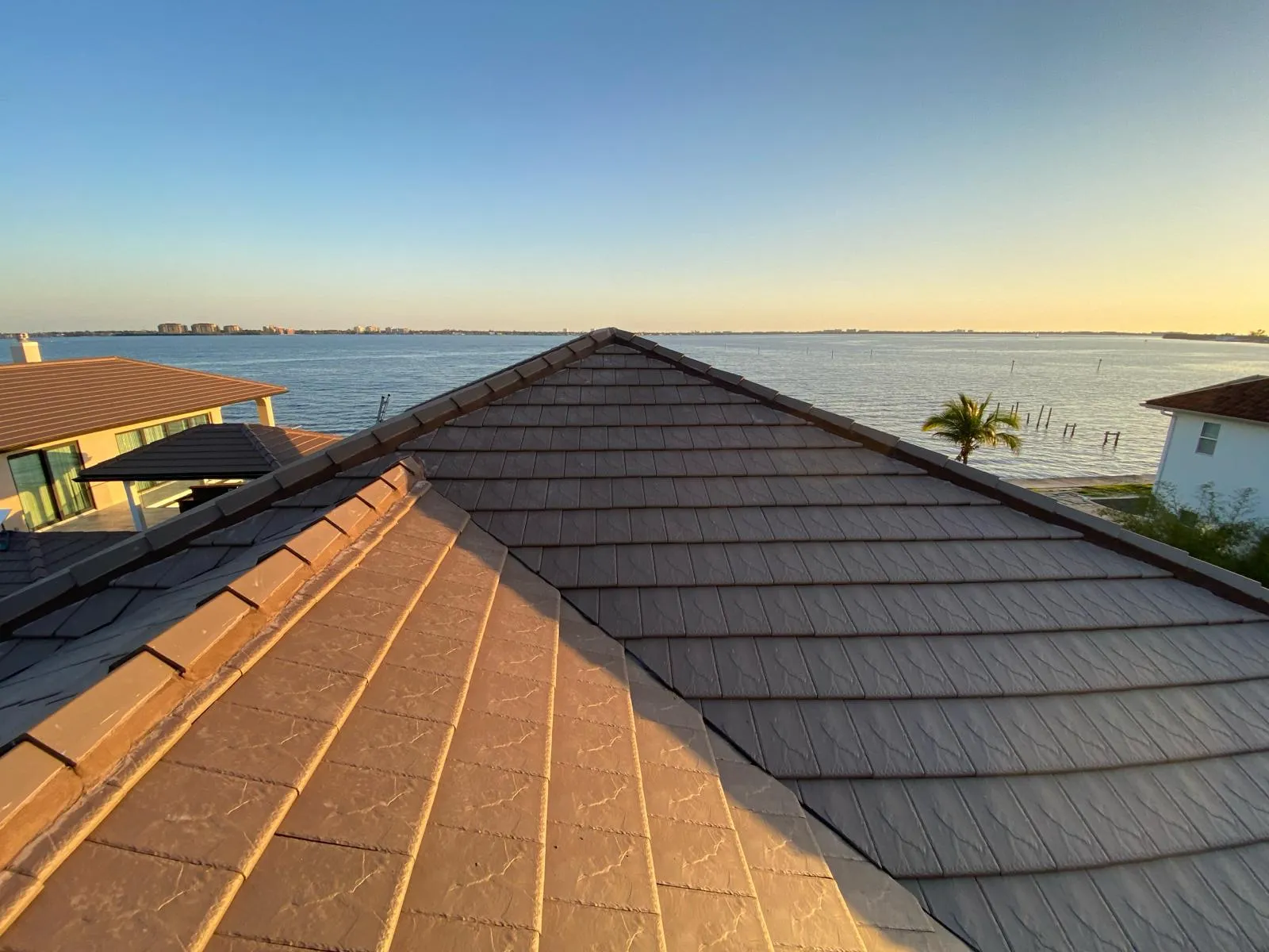 Vreeland roofing service, type tile color Verea Flat Brown.