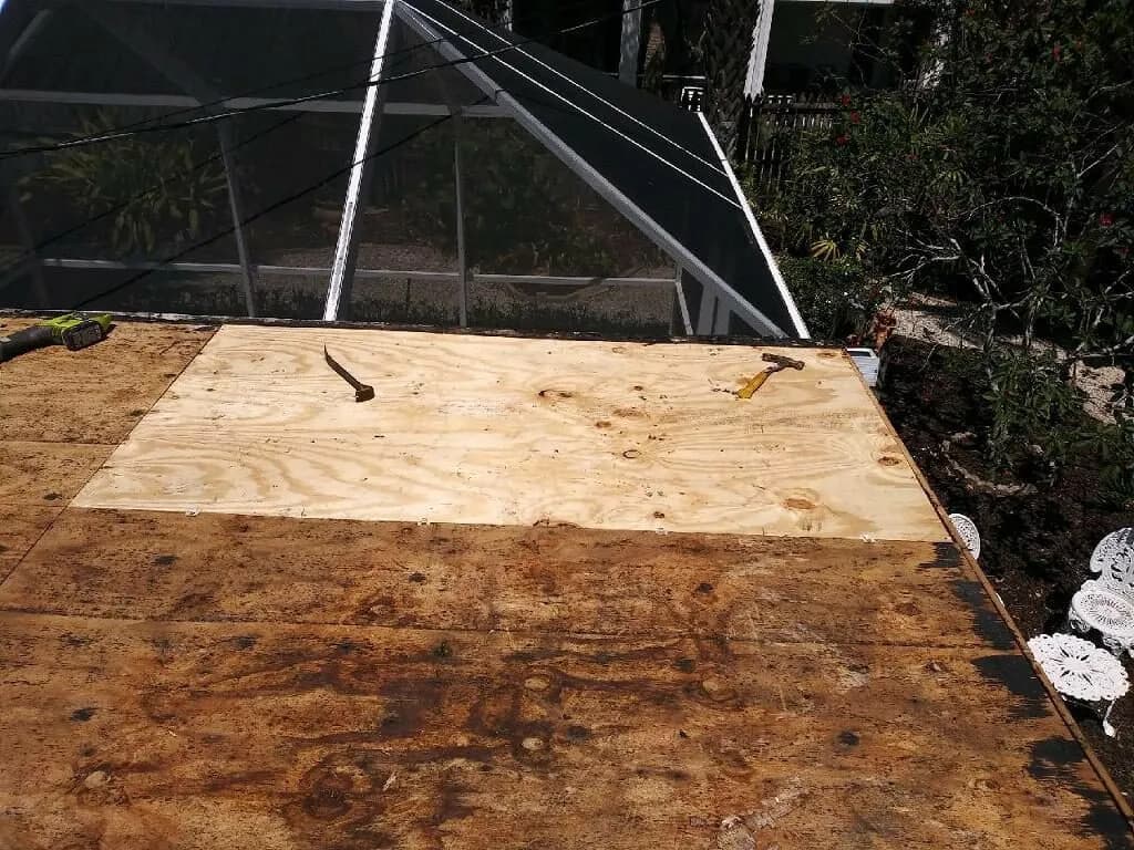 Vreeland roofing service, type flat color Polyglass.